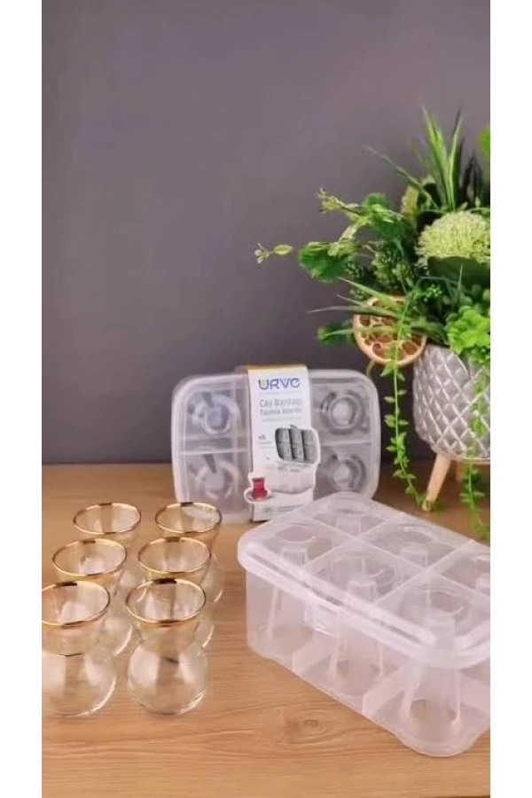 Bidebuvar Çay Bardağı Taşıma Kutusu