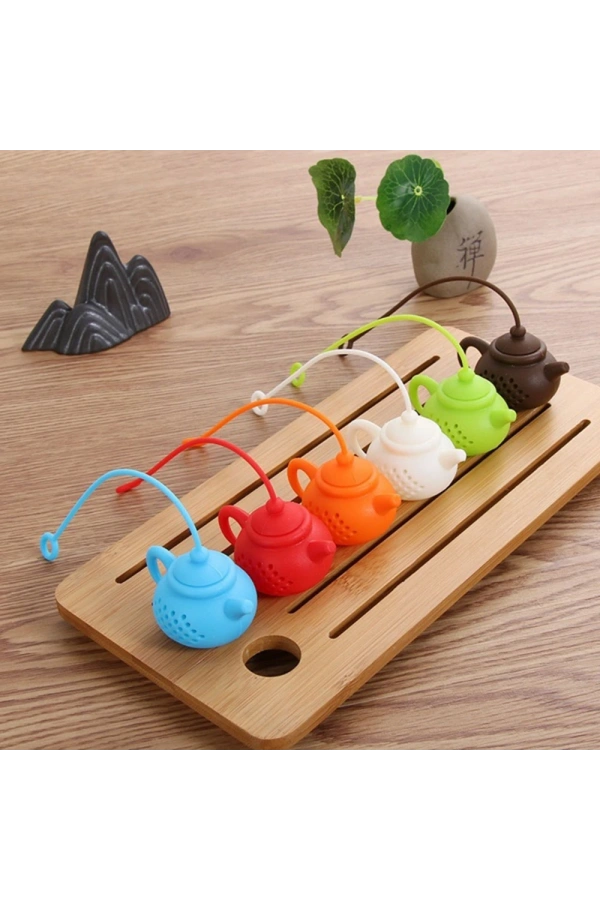 Bidebuvar Çaydanlık Tasarımlı Çay Demleme Süzgeci