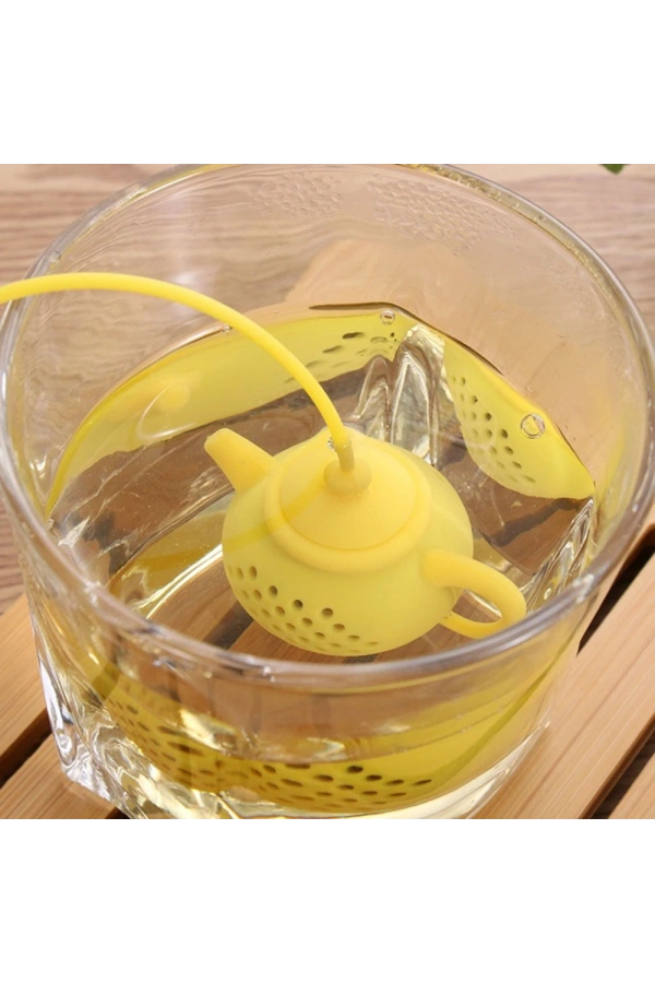 Bidebuvar Çaydanlık Tasarımlı Çay Demleme Süzgeci