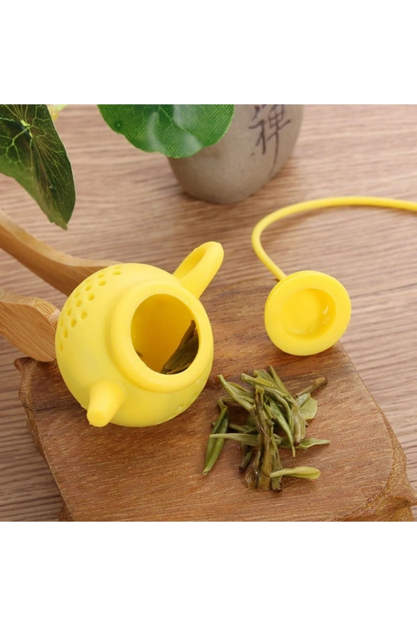 Bidebuvar Çaydanlık Tasarımlı Çay Demleme Süzgeci