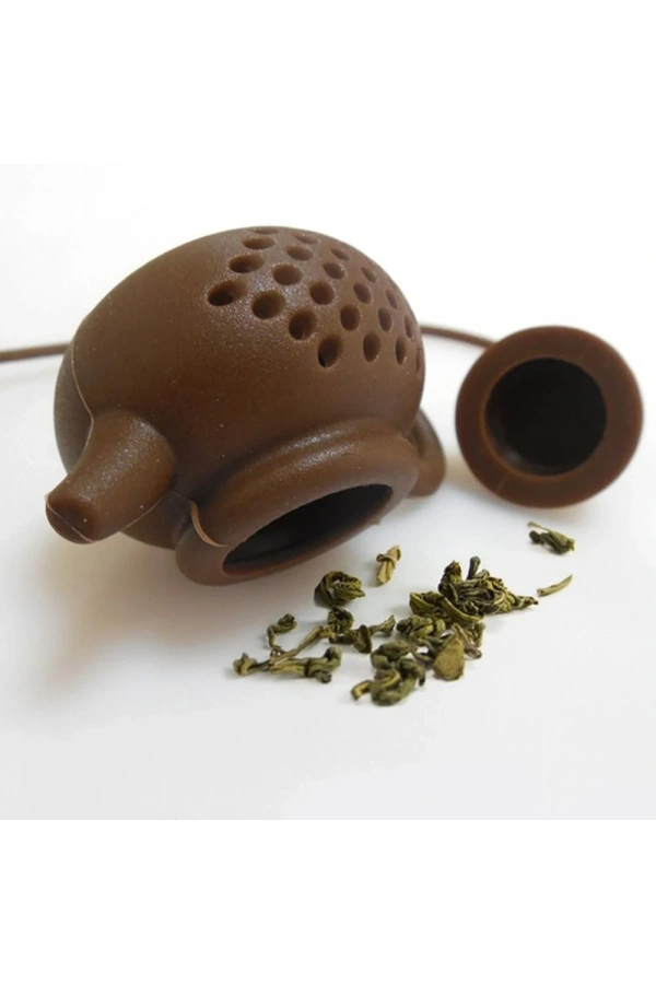 Bidebuvar Çaydanlık Tasarımlı Çay Demleme Süzgeci