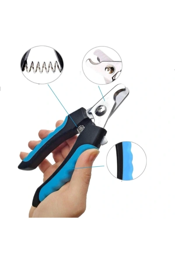 Bidebuvar Çelik Evcil Hayvan Tırnak Makası Güvenlik Korumalı