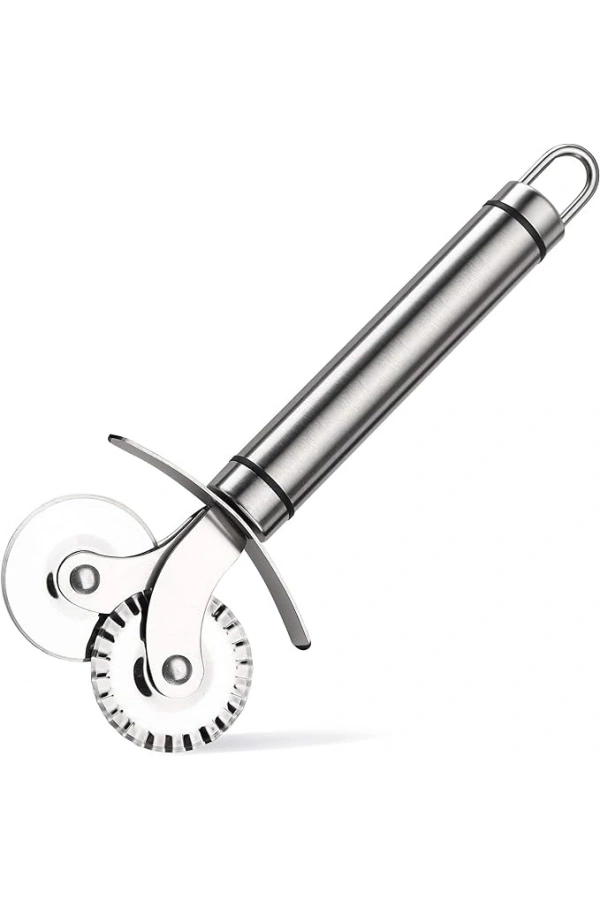 Bidebuvar Çift Başlıklı Pizza Hamur Bıçağı