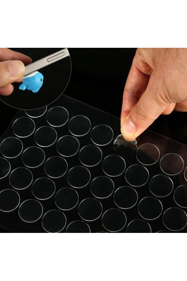 Bidebuvar Çift Taraflı Yuvarlak Montaj Macunu 420 Adet