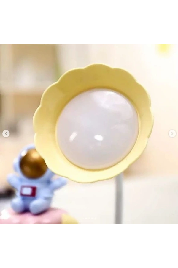 Bidebuvar Çocuk Odası Ay ve Astronot Desenli Gece Lambası