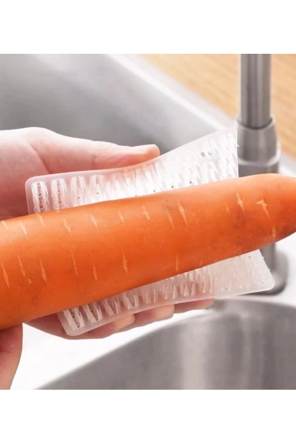 Bidebuvar Çok Amaçlı Sebze ve Meyve Temizleme Patates Soyma Fırçası