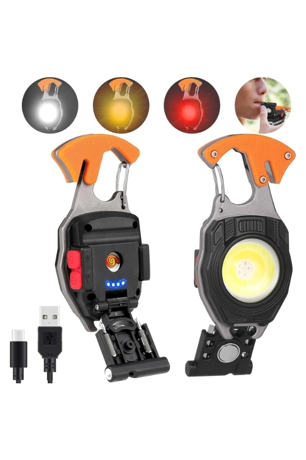 Bidebuvar Çok Fonksiyonlu Anahtarlık Kamp Lambası