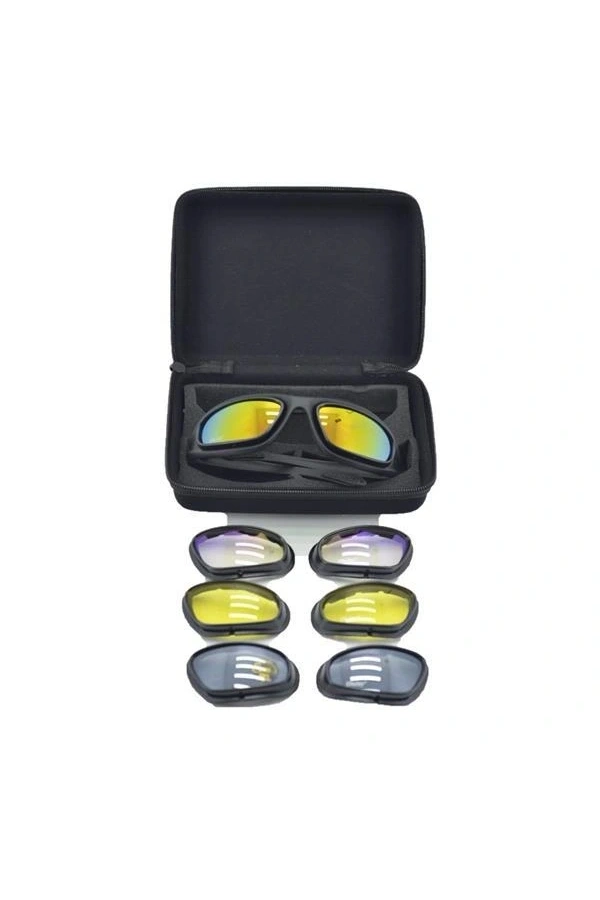 Bidebuvar Çok Lensli Tactical Gözlük Seti