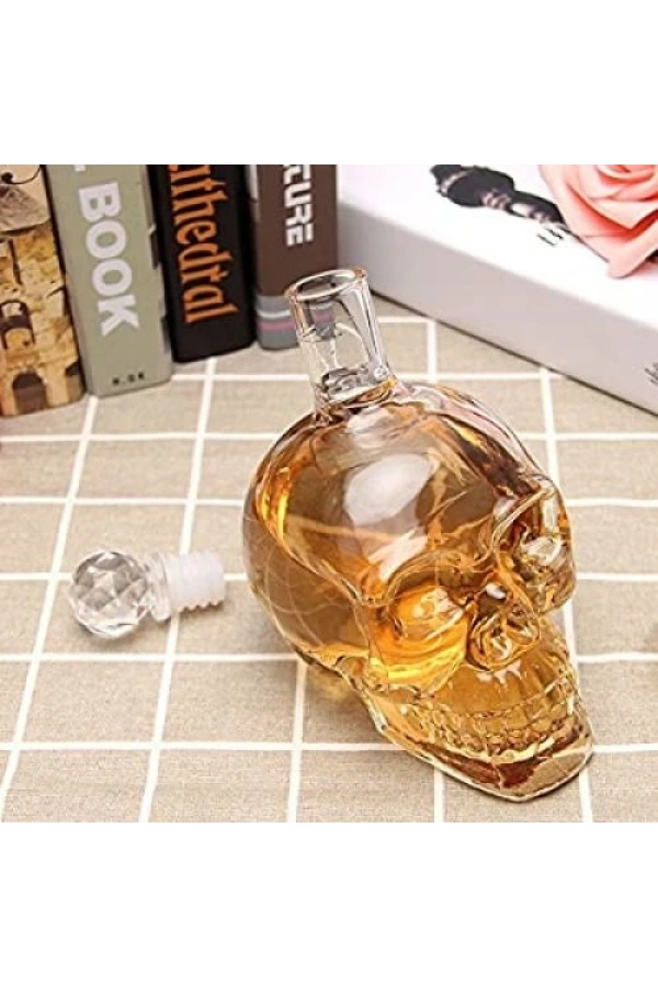 Bidebuvar Crystal Head Kuru Kafa Cam Şişe 350 Ml