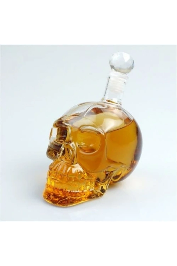 Bidebuvar Crystal Head Kuru Kafa Cam Şişe 350 Ml