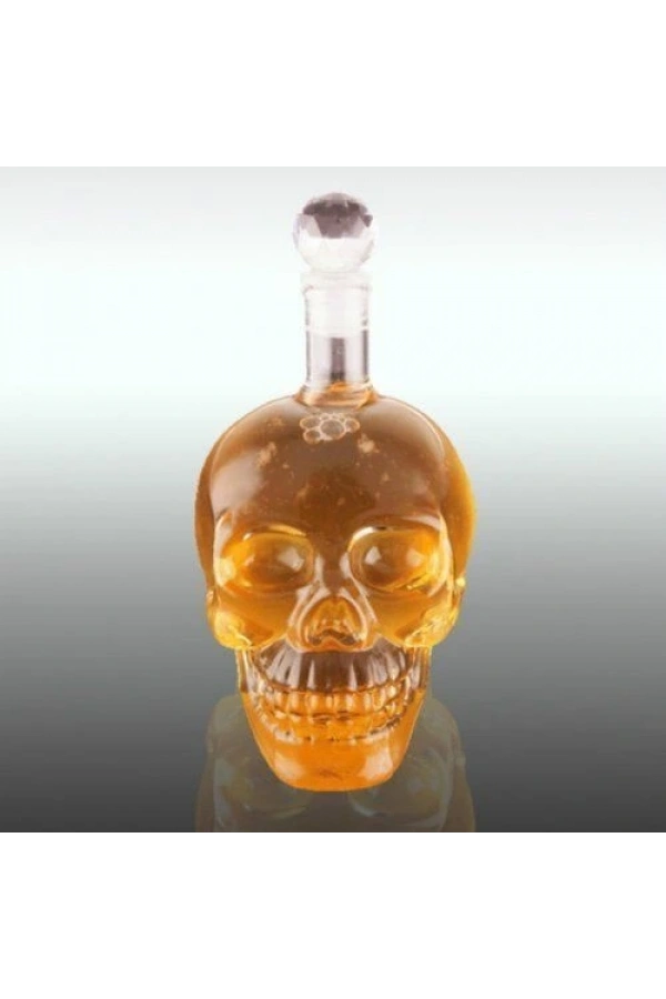 Bidebuvar Crystal Head Kuru Kafa Cam Şişe 350 Ml