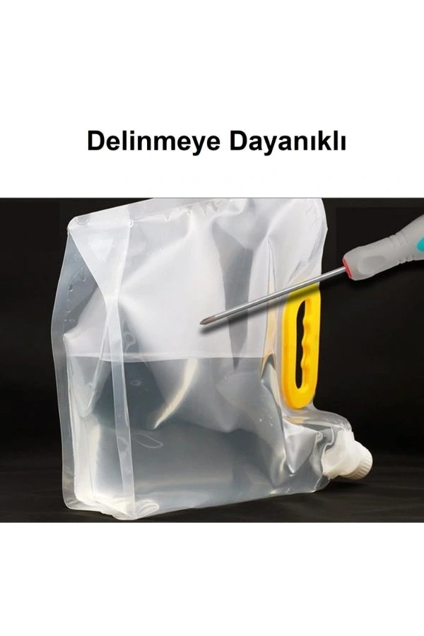 Bidebuvar Dayanıklı Plastik İçecek Çantası 2 Litre