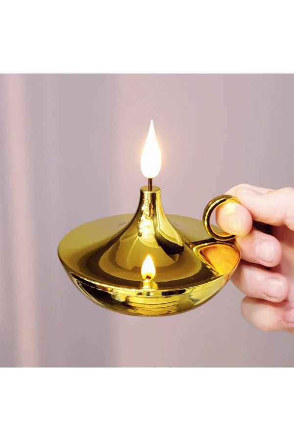 Bidebuvar Dekoratif Gold Pilli Mum Lamba