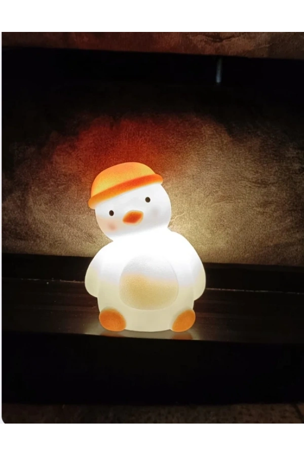 Bidebuvar Dekoratif Işıklı Kardan Adam Figürü