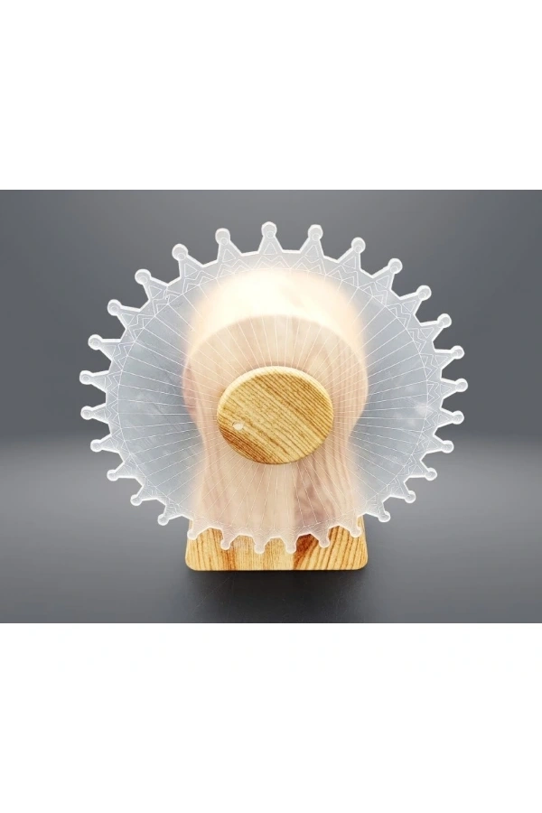 Bidebuvar Dekoratif Işıklı Yel Değirmeni