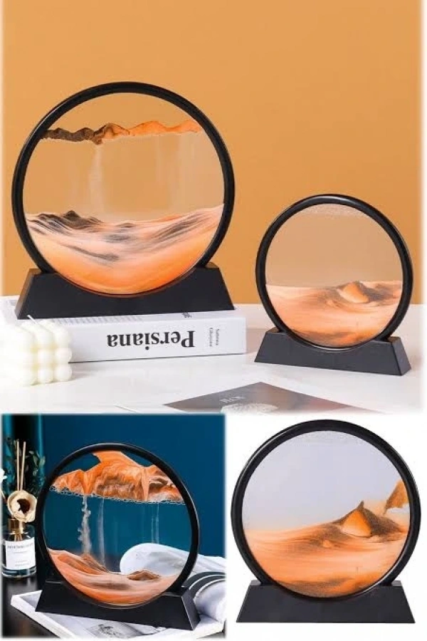 Bidebuvar Dekoratif Sulu Kum Saati