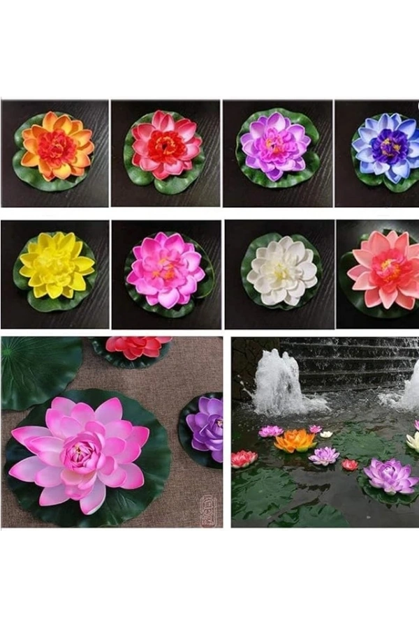 Bidebuvar Dekoratif Yapay Lotus Çiçeği