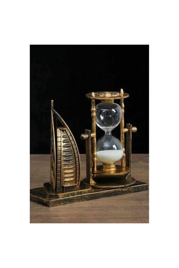 Bidebuvar Dekoratif Yelkenli Kum Saati