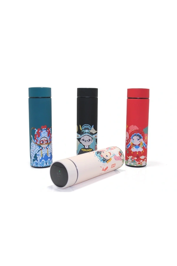 Bidebuvar Dijital Göstergeli Paslanmaz Çelik Termos