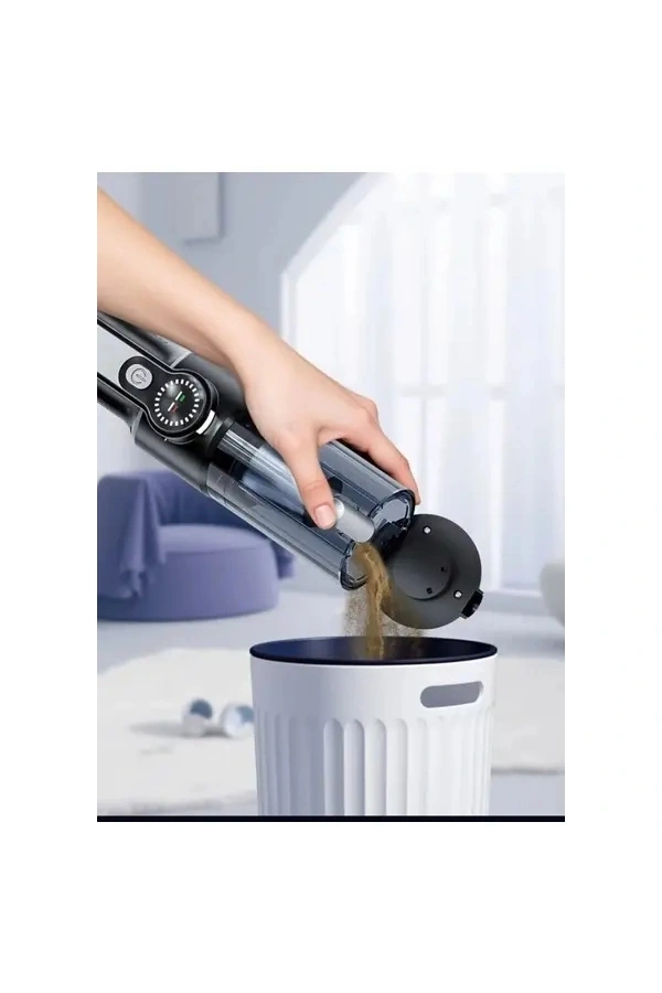 Bidebuvar Dijital Göstergeli Şarjlı Araç Süpürgesi