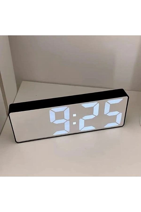 Bidebuvar Dijital Sese Duyarlı Alarmlı Masa Saati
