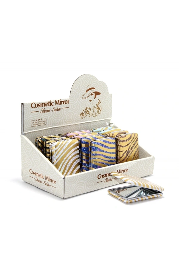 Bidebuvar Dikdörtgen Kalın El Aynası