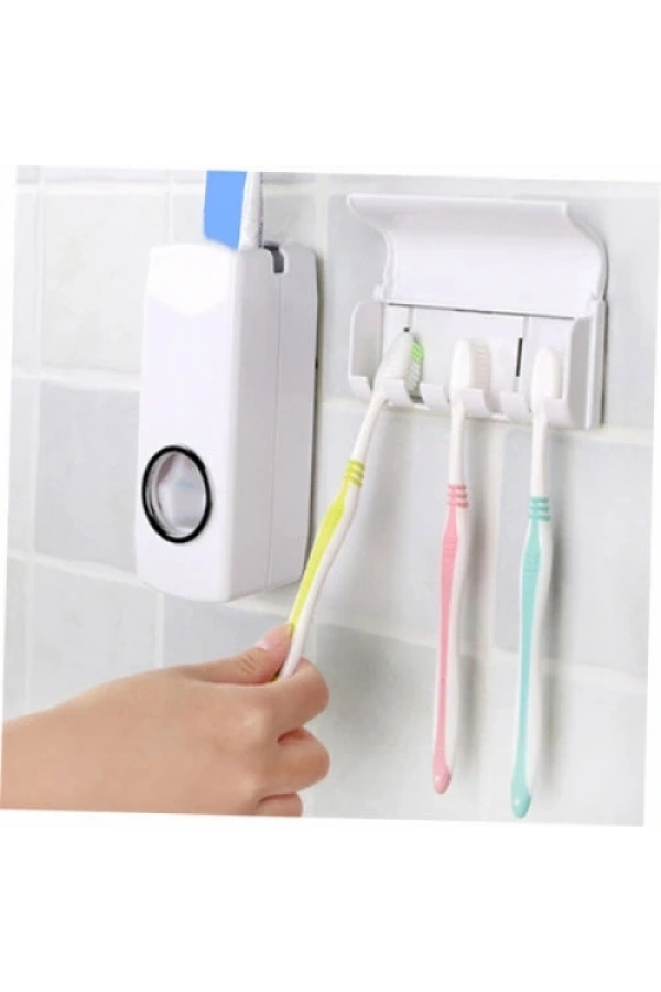 Bidebuvar Diş Macunu Sıkacağı Fırçalık