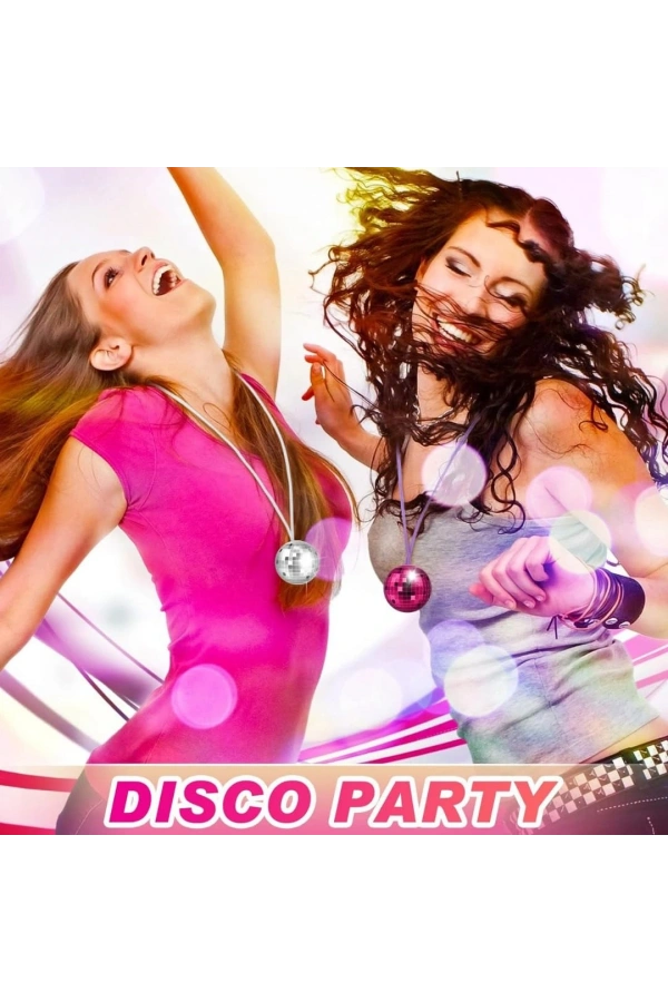 Bidebuvar Disko Topu Kolye Seti 6 Adet