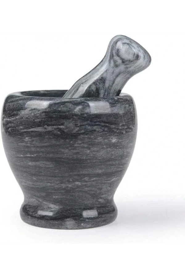 Bidebuvar Doğal Cilalı Mermer Havan