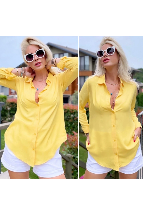 Bidebuvar Dokuma Viskon Kumaş Efsane Gömlek