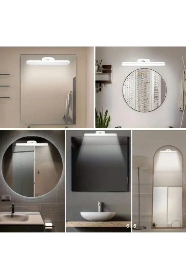 Bidebuvar Dokunmatik USB Şarjlı 27 cm LED Makyaj Aynası Işığı