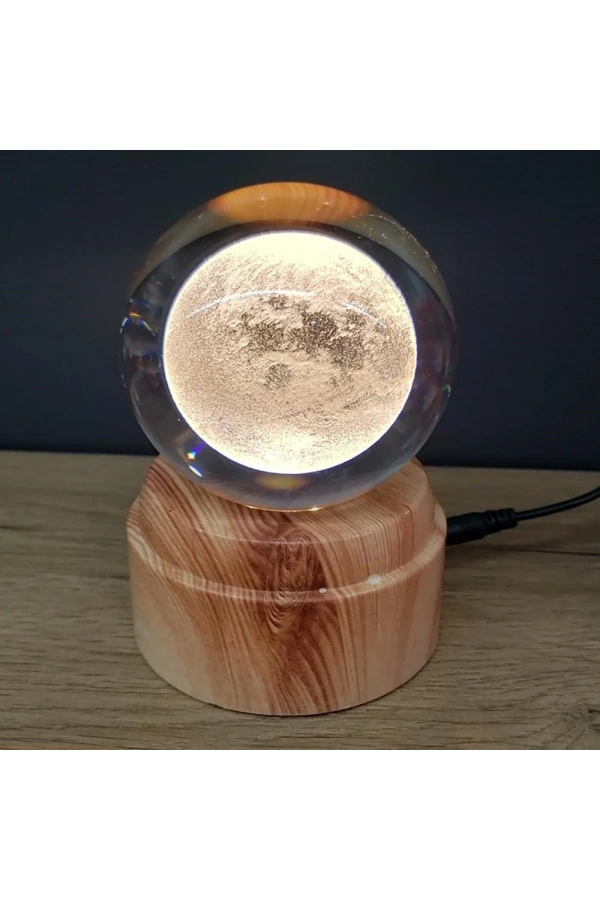 Bidebuvar Dolunay Tasarımlı Dönen Cam Küre