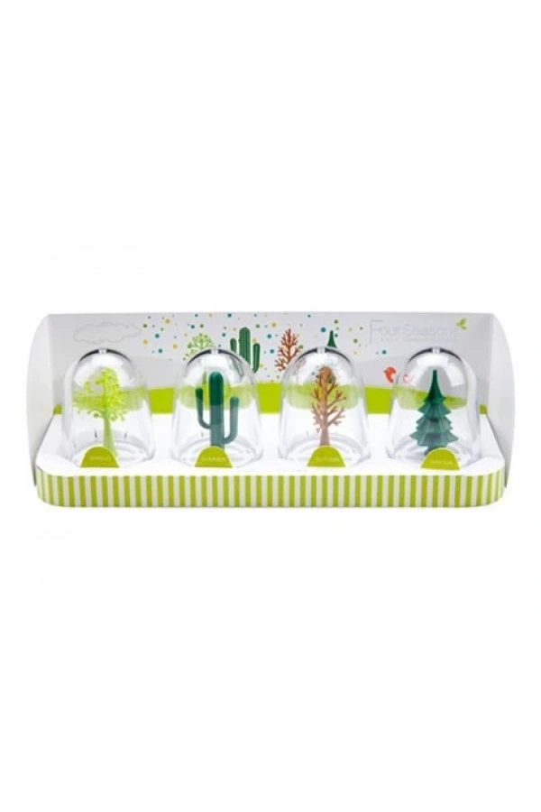 Bidebuvar Dört Mevsim Baharatlık - Four Seasons Spice Shakers
