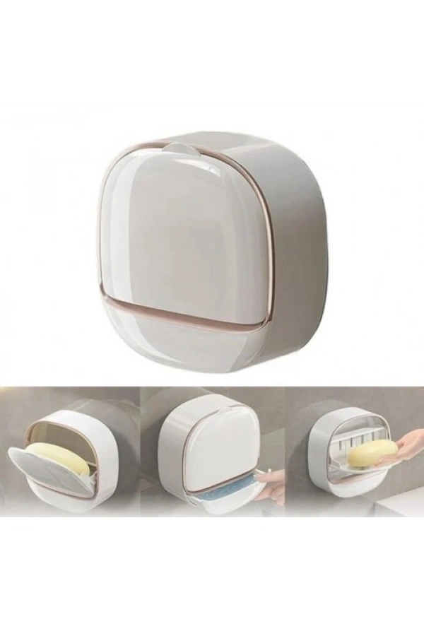 Bidebuvar Drenaj Hazneli Kapaklı Katı Sabunluk