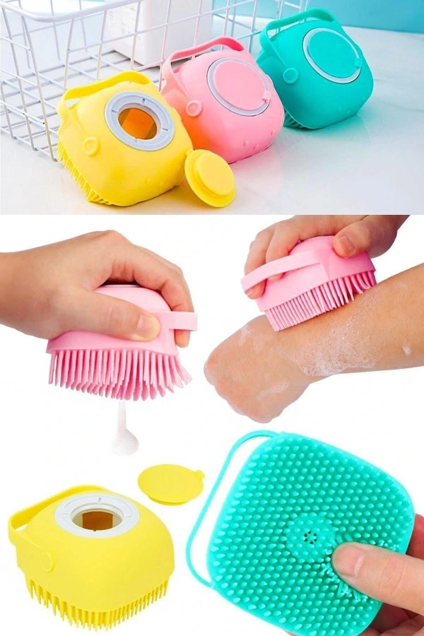 Bidebuvar Duş Jeli Hazneli Banyo Masaj Kesesi