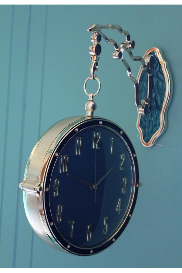 Bidebuvar Duvara Asmalı İstasyon Saati