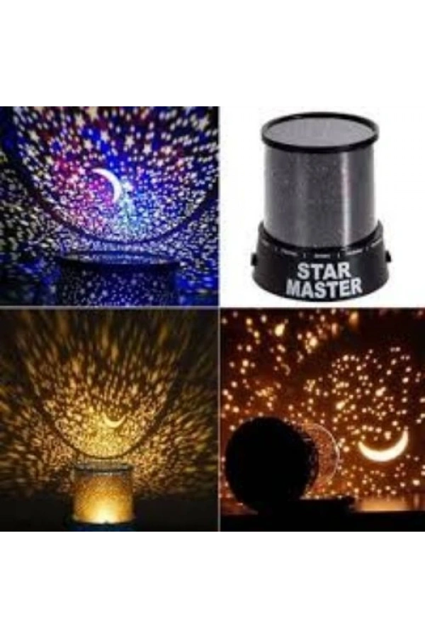 Bidebuvar Duvara Işık Yıldız Yansıtan Star Master Gece Lambası