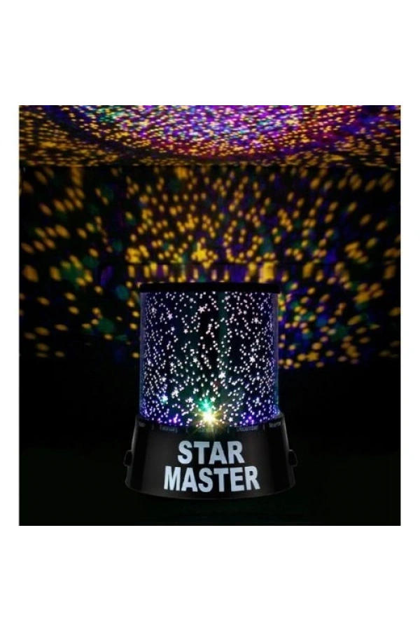 Bidebuvar Duvara Işık Yıldız Yansıtan Star Master Gece Lambası