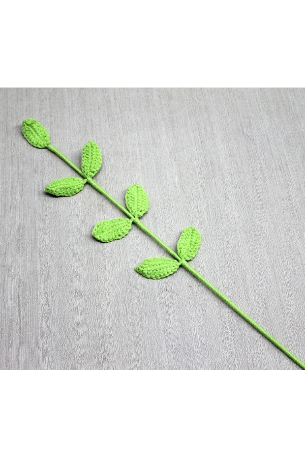 Bidebuvar El Örgüsü Çiçek Dalı