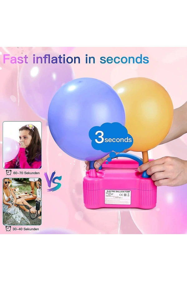 Bidebuvar Elektrikli Balon Şişirme Makinesi