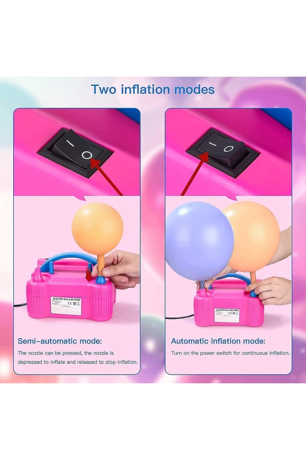Bidebuvar Elektrikli Balon Şişirme Makinesi