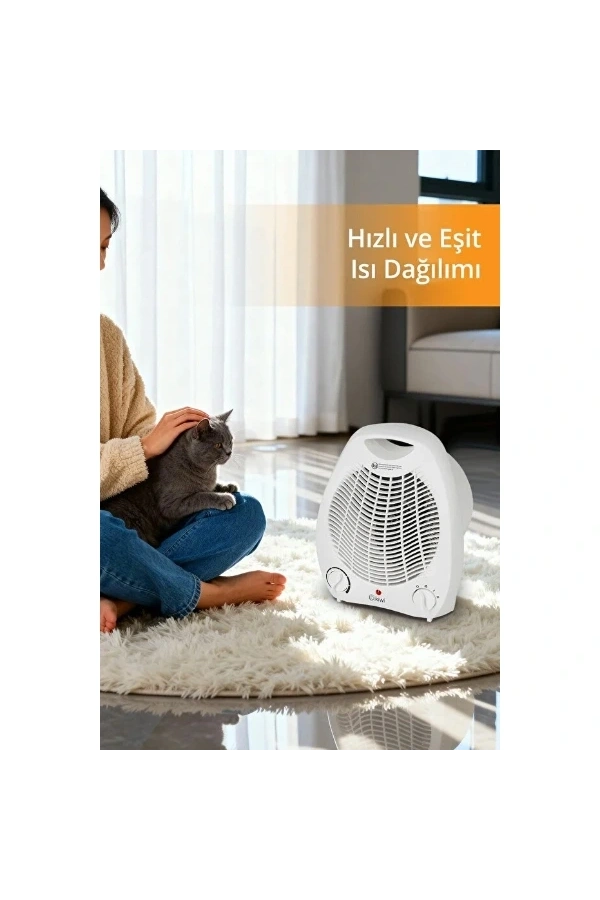 Bidebuvar Elektrikli Isıtıcı Fan