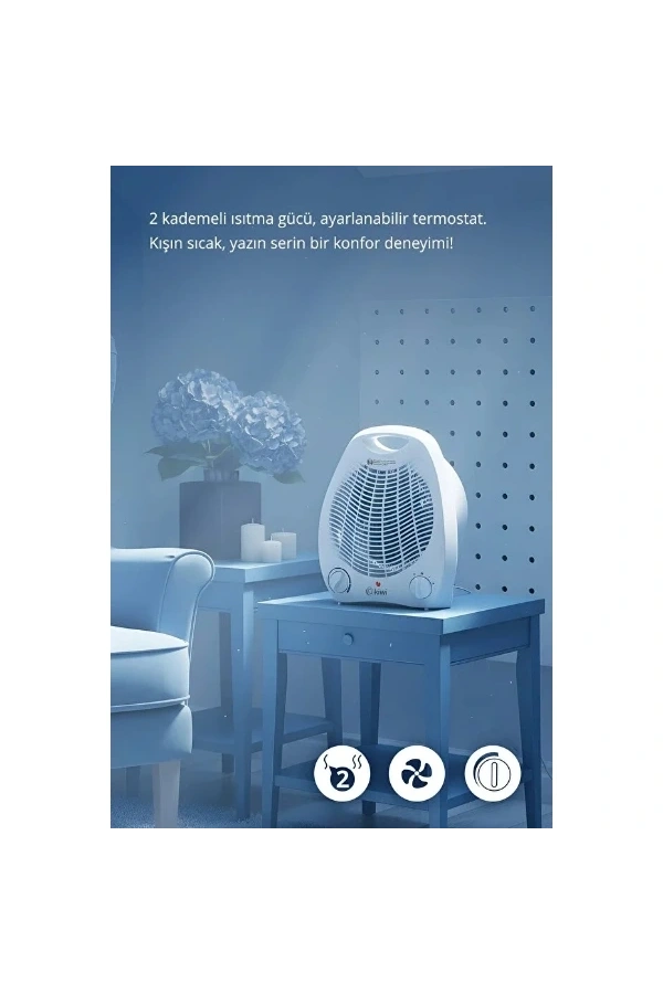 Bidebuvar Elektrikli Isıtıcı Fan