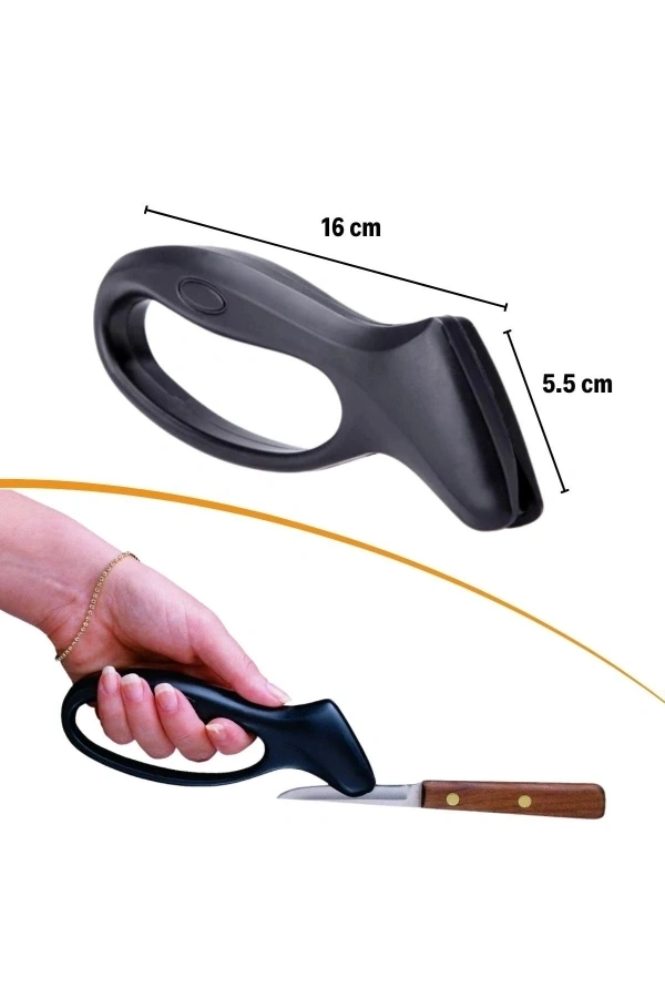 Bidebuvar Ergonomik Paslanmaz Çelik Manuel Bıçak Bileme Aleti