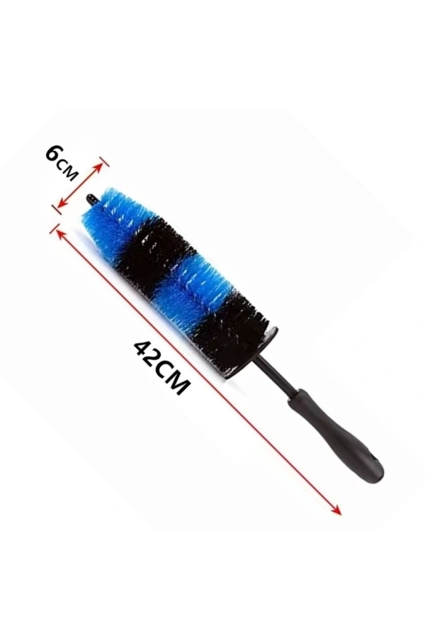 Bidebuvar Ergonomik Saplı Jant ve Lastik Temizleme Fırçası