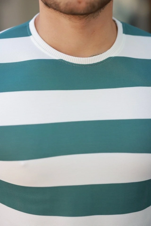 Bidebuvar Erkek çift Renk Pamuklu örme Kumaş Kısa Kollu T-shirt