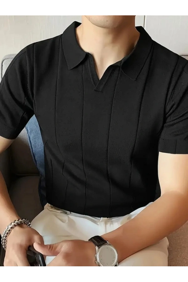 Bidebuvar Erkek Kısa Kollu Polo Yakalı Triko Tshirt