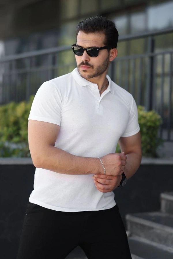 Bidebuvar Erkek Kısa Kollu Yakalı Tişört