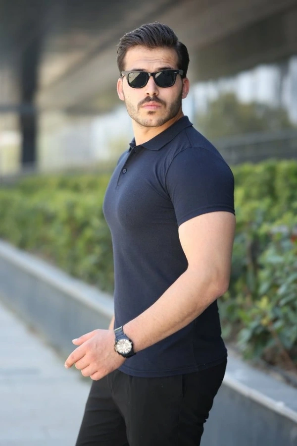 Bidebuvar Erkek Kısa Kollu Yakalı Tişört