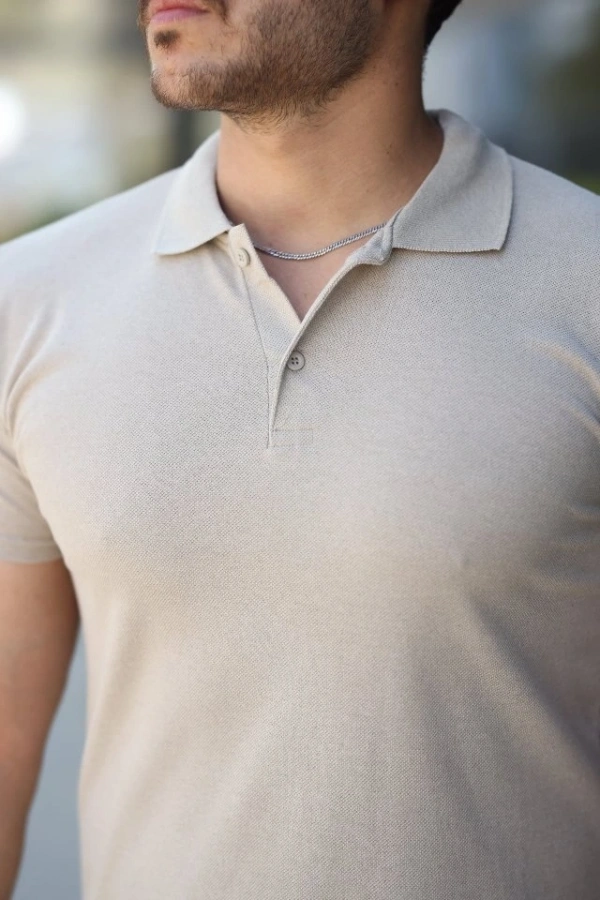 Bidebuvar Erkek Kısa Kollu Yakalı Tişört